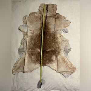 New Goat hide area Rug Size 36"x24" Animal Leather real home decor wall gift him